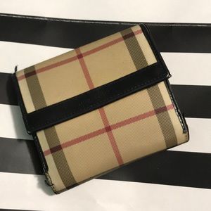 Authentic Burberry wallet. Worn